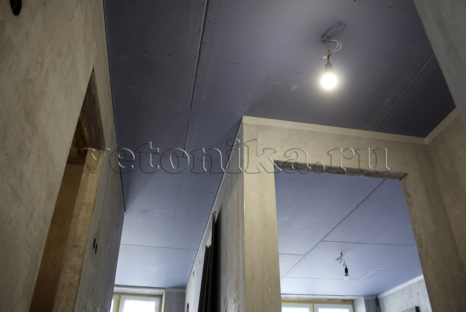 Потолок из гипсокартона под ключ: расценки на монтаж